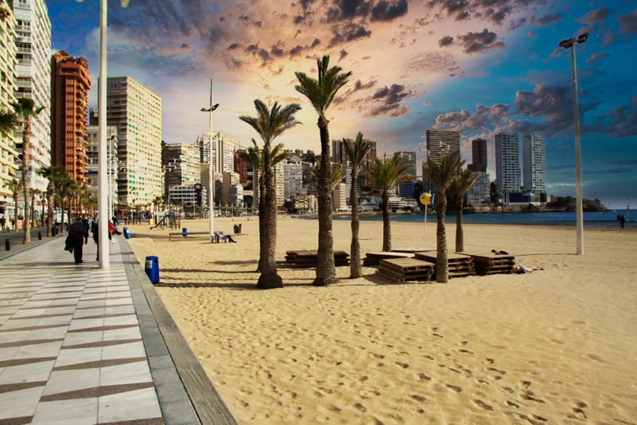 Beautiful Apartment Near Beach With Panoramic Sea-View Benidorm Exterior photo